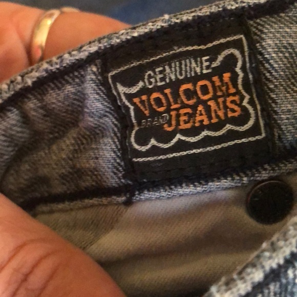 Boys size 27 Volcom Jeans - Dark Blue - Picture 3 of 4